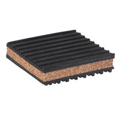 CP4X4 | 4" x 4" Cork/Rubber Vibration Pad