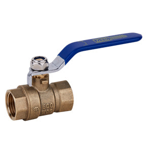 F600-200 | 2" FPT Brass Ball Valve w/Lever Handle 600 PSI CWP 150 WSP