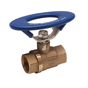 BVO-100 | 1" FPT Brass Ball Valve w/Oval Handle 600 PSI CWP 150 WSP